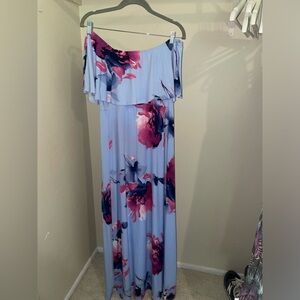 Women’s Off The Shoulder Nursing Maxi Dress